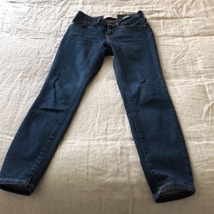 Everlane stretch mid-rise skinny jean.